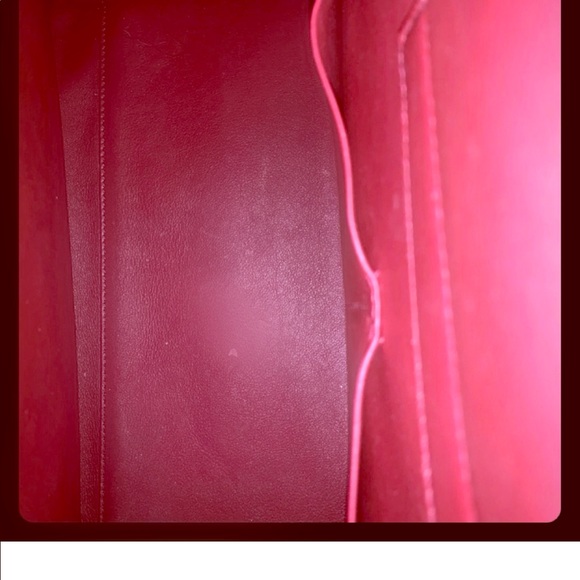 Authentic Christian Dior DIOREVER BAG deep red - Picture 4 of 8